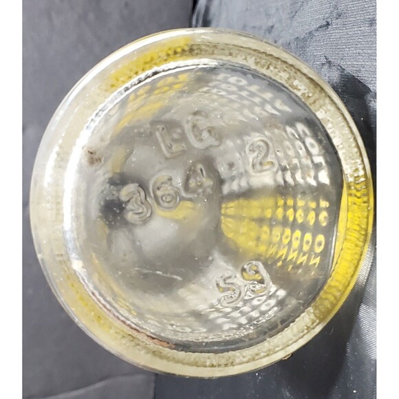 Vintage LOTTA COLA 16oz Clear Glass ACL Soda Bottle Yellow White Lettering - Picture 16 of 16